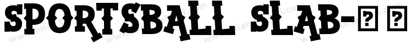 Sportsball Slab字体转换